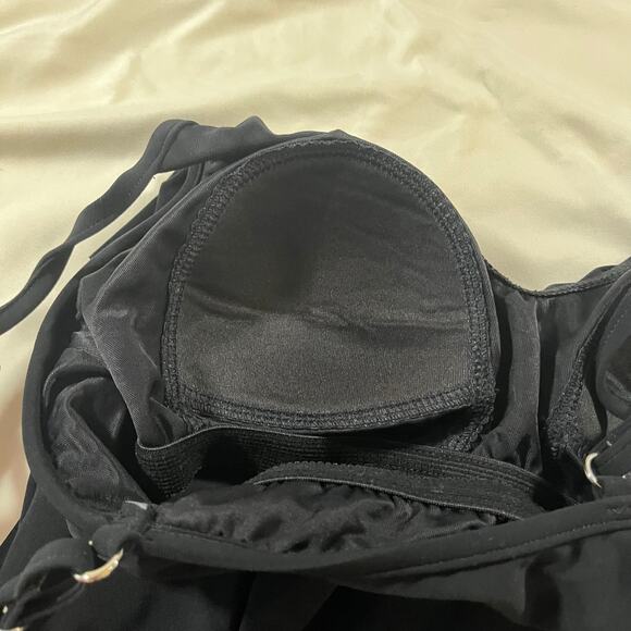 Magicsuit by Miraclesuit Black Tankini Ruffle Wireless Wmns 8 Resortwear Cruise - Picture 5 of 8